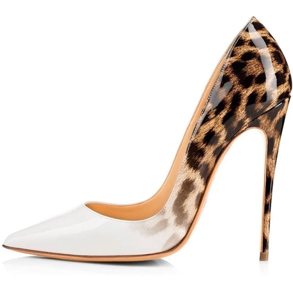 Leopard shoes stilettos